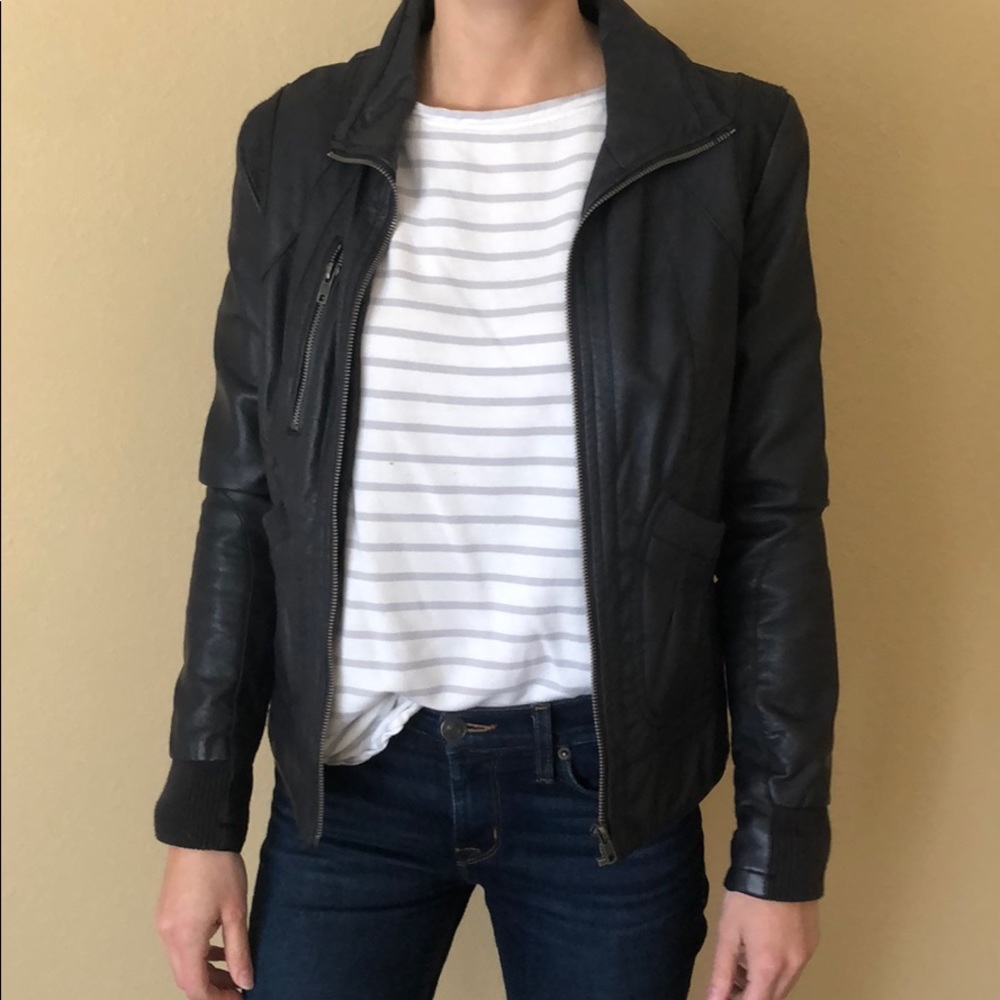 FAUX leather jacket
